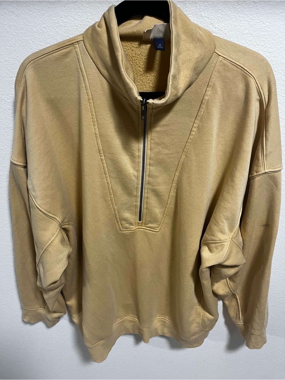 Universal Thread Women’s Zip-Up Sweatshirt in Butter Yellow
